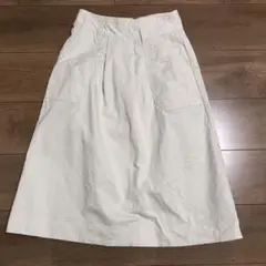 GAP スカート　チノ　ホワイト