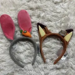 上海ディズニー ズートピア ジュディ ニック カチューシャ