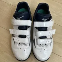 MIZUNO 野球スパイク 24.0cm ホワイト ネイビー - メルカリ