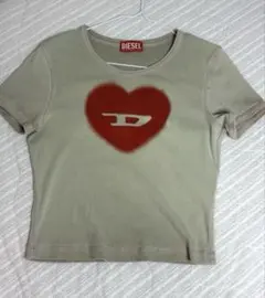 DIESEL ハートロゴ 半袖Tシャツ Sサイズのサムネイル