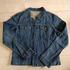 ユニクロ　ダークブルー デニムジャケット　L