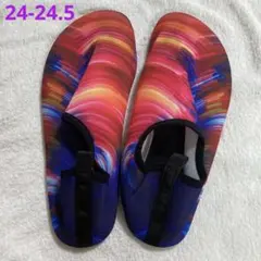 ウォーターシューズ 速乾ビーチ＆スイム＆サーフシューズ アクアシューズ 24