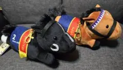 ドウデュースイクイノックスサラブレッドコレクションリールパスケース付きぬいぐるみ