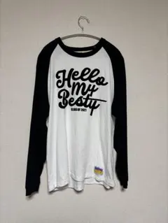 Hello My Besty ラグラン長袖Tシャツ ホワイト M 新品！ BE First 2025-26 Hello my Besty ラグランT - メルカリ