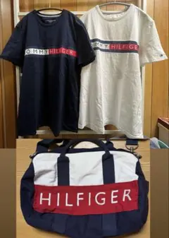 TOMMY HILFIGER Tシャツ　バッグ　3点セット
