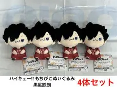新品未使用 黒尾鉄朗4体セット ハイキュー‼︎ もちぴこぬいぐるみ①