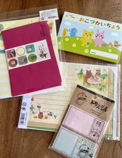 レターセット、おこづかい帳、ドラえもん付箋