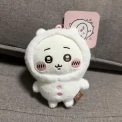 ナガノキャラクターズ マスコット くまをかぶった ぬいぐるみ