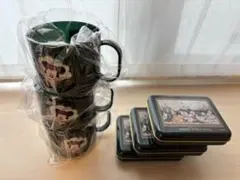 ディズニーマグカップ、アメニティ缶　3個セット