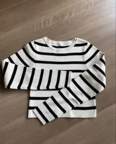 COCA クロップド ニット トップス