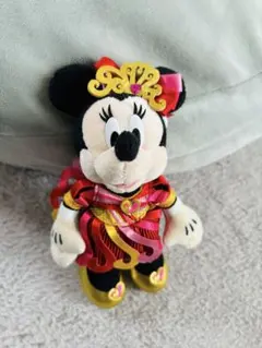 ミニー 35周年ぬいぐるみキーホルダー