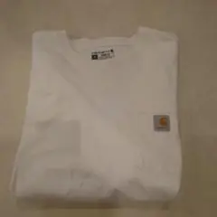 Carhartt ホワイト Sサイズ ルーズフィット長袖Tシャツ