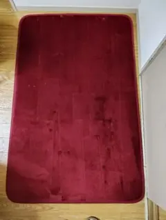 140x90 カーペット レッド 無地