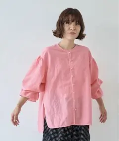 yuni コットンキュプラ2wayシャツ