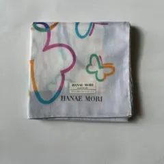 HANAE MORI 蝶々プリント ハンカチ