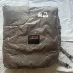 【美品】抱っこ紐　ベビーカー　ブランケット　カーキ