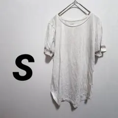 OLD NAVY Tシャツ S レディース ホワイト 半袖メンズ US古着