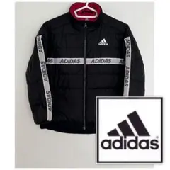 adidas パデッドジャケット ジャンパー 130 (J) ブラック