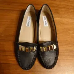 STEVE MADDEN 黒 ローファーのサムネイル