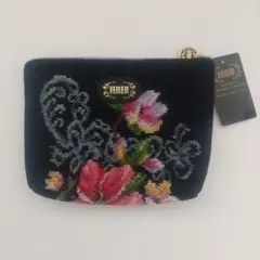 FELIER 花柄刺繍ポーチ