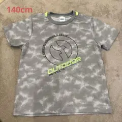 OUTDOOR グレー　半袖Tシャツ 140cm