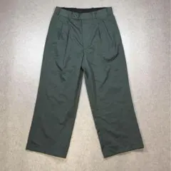 ツータック ワイドスラックス オリーブ 44L