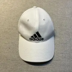 adidas ホワイト ベースボールキャップ OSFZ