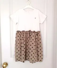 MAKE YOUR DAY ドッキングワンピース 110cm 女の子 半袖のサムネイル