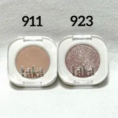 Laka モノアイシャドウ 923 & 911 ２色セット　ピンクベージュ系のサムネイル
