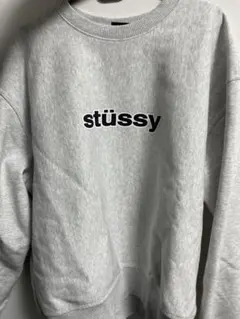 stüssy グレー スウェットシャツ L