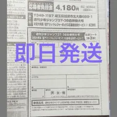 週刊少年ジャンプ 応募者全員サービス 剣闘士ルーシー 応募シート100枚