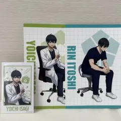 潔世一 糸師凛 ブルーロック 診療所 ブロマイド ポストカード