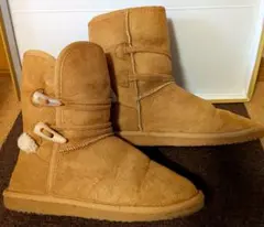 PINK-latte ベージュ ブーツ