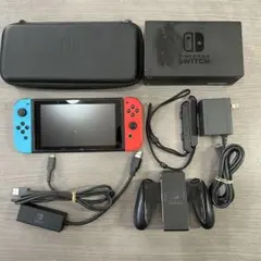 スイッチ 本体 2020年購入 動作確認済 保護ガラス ケース - メルカリ