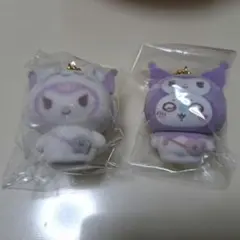 ちいかわ×サンリオキャラクターズ シークレットフロッキーマスコットチャーム 2種