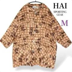 HAI sporting gear ショートブルゾン 総柄刺繍 イッセイミヤケ 80s HAI sporting gear 短丈ブルゾン グレー イッセイミヤケ - メルカリ