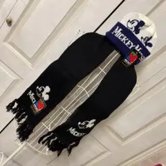 ミッキーマウスの帽子 マフラーセット