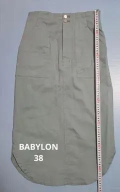 BABYLON タイトスカート ブルー 38のサムネイル