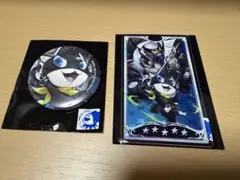 P5X モルガナ モナ 缶バッジ アクリルカード ペルソナ5