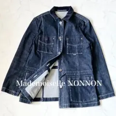Mademoiselle NON NO新品タグ付ノーカラートップス 薄手デニム - メルカリ