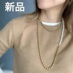 sold out品♡5way淡水パールロングチェーンネックレス