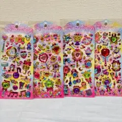 【新品】マジカルトゥインクルステッカー 4種セット 魔法少女 平成レトロ シール