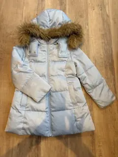 GU キッズ　ダウンコート　水色　120