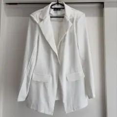 SHEIN ホワイト テーラードジャケットのサムネイル