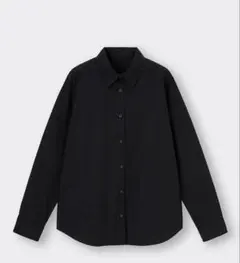 GU 黒 イージーケアシャツ　Lサイズ