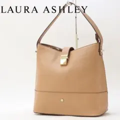 B3383■ローラアシュレイ レザー ワンハンドル ハンド バッグ