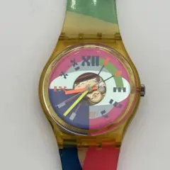 限定 腕時計 Swatch クワイ・ド・ウーシー（SUOZ283） 電池新品 