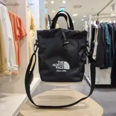 海外♢ ノースフェイス　バケットタイプ　ショルダーバッグ　トート　黒