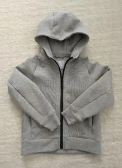 ユニクロ　キッズ　ドライストレッチスウェットパーカー　120cm　グレー