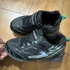 SUPERSTAR ブラック/グリーン スニーカー 18cmのサムネイル